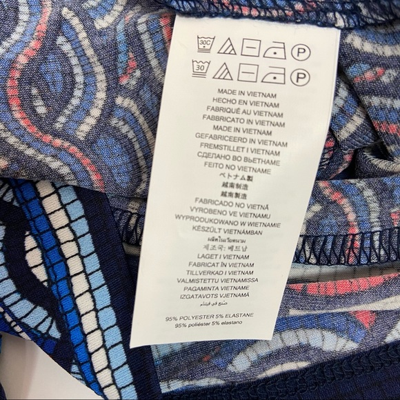 Michael Kors Large Wavy Border Halter Neck Top - Picture 7 of 9